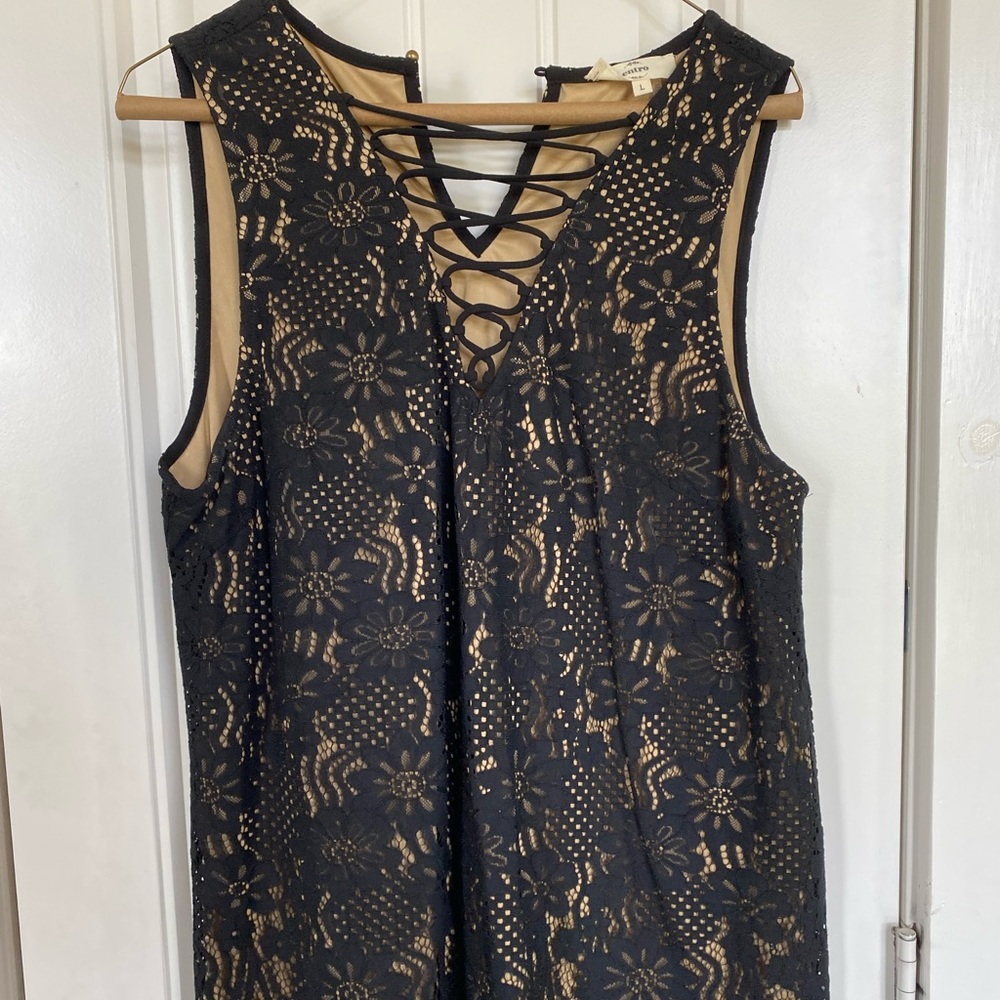 Never worn.  Boutique blouse tank